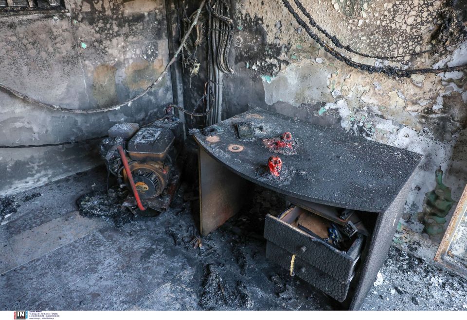 Pyrkagia irakleio fotia traymaties gymnastirio