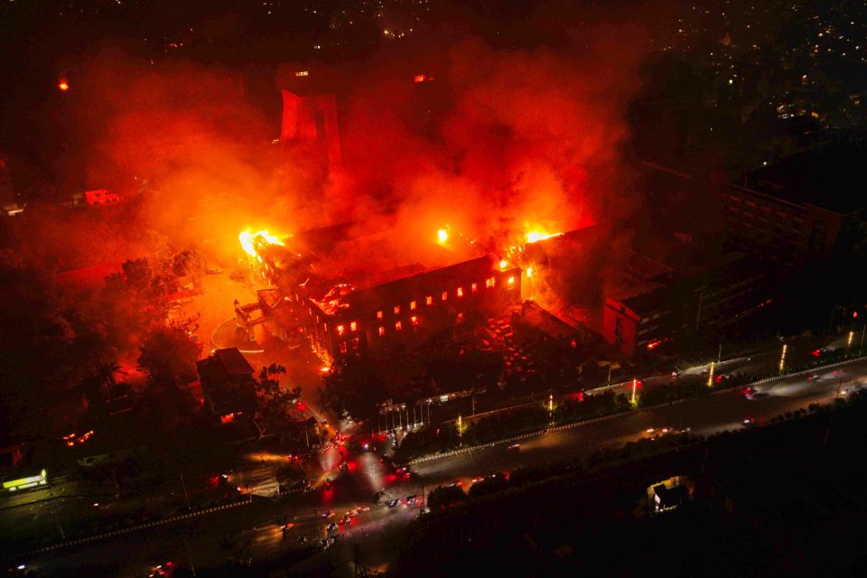 APTOPIX Nepal Protest