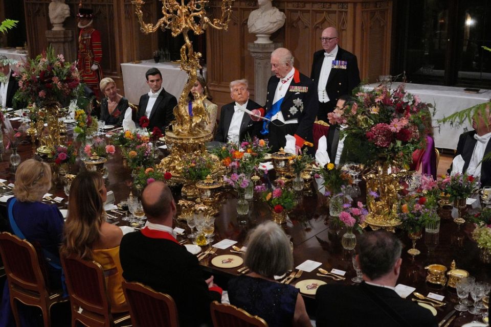 Trump Britain Royals
