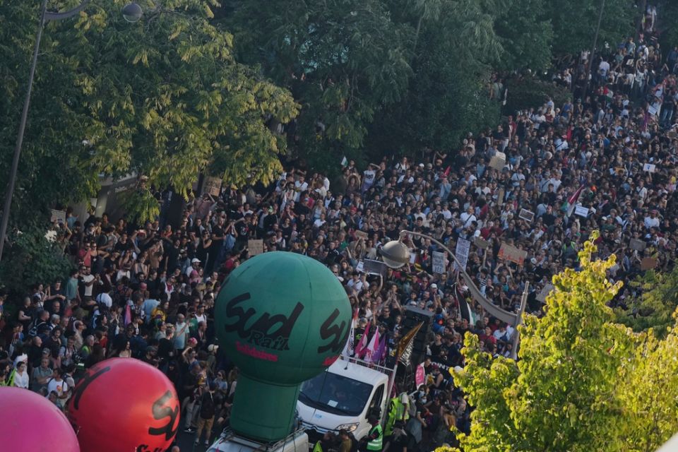 France Protests,diamartyria, gallia