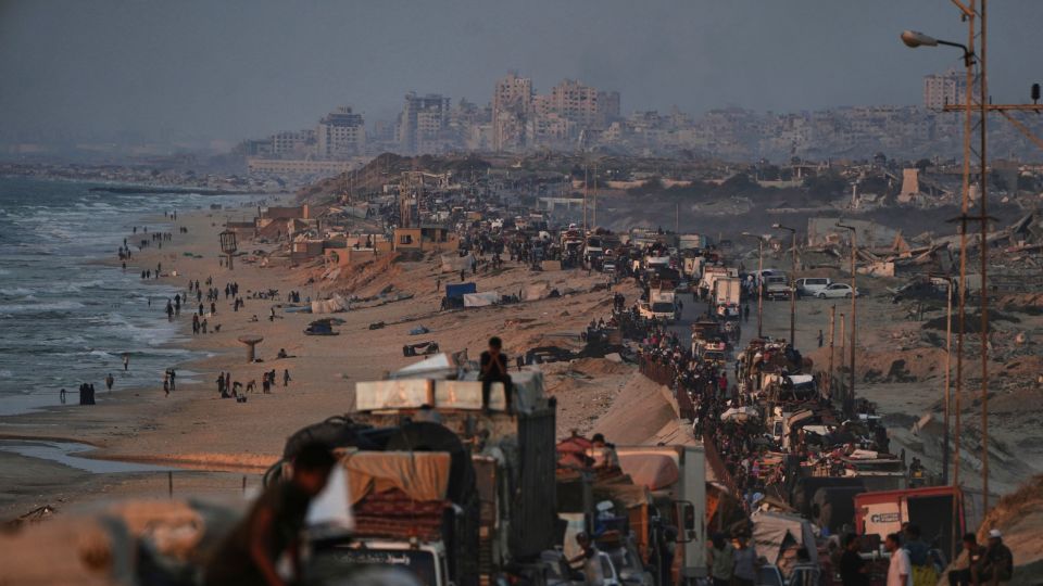 Palestini, Gaza, ektopismenoi