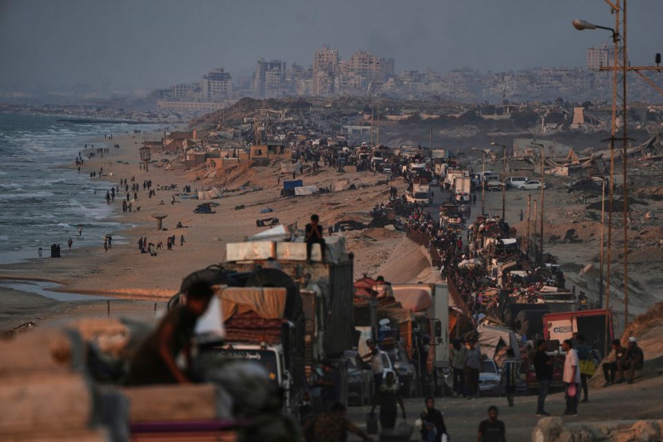 Palestini, Gaza, ektopismenoi