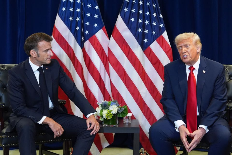 Donald Trump,Emmanuel Macron
