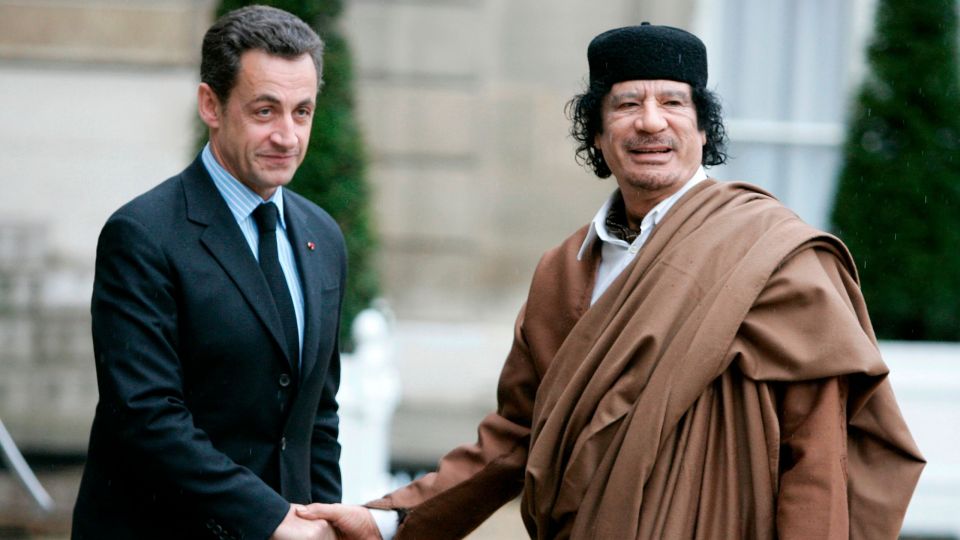 Sarkozi Gadafi