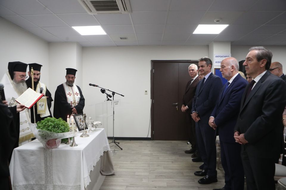 [381198] ΕΓΚΑΙΝΙΑ ΤΟΥ ΝΕΟΥ ΚΤΗΡΙΟΥ ΤΗΣ ΠΕΡΙΦΕΡΕΙΑΚΗΣ ΕΔΡΑΣ ΠΕΡΙΣΤΕΡΙΟΥ ΤΟΥ ΠΡΩΤΟΔΙΚΕΙΟΥ ΑΘΗΝΩΝ ΠΑΡΟΥΣΙΑ ΤΟΥ ΠΡΩΘΥΠΟΥΡΓΟΥ ΚΥΡΙΑΚΟΥ ΜΗΤΣΟΤΑΚΗ (ΣΩΤΗΡΗΣ ΔΗΜΗΤΡΟΠΟΥΛΟΣ/EUROKINISSI)
