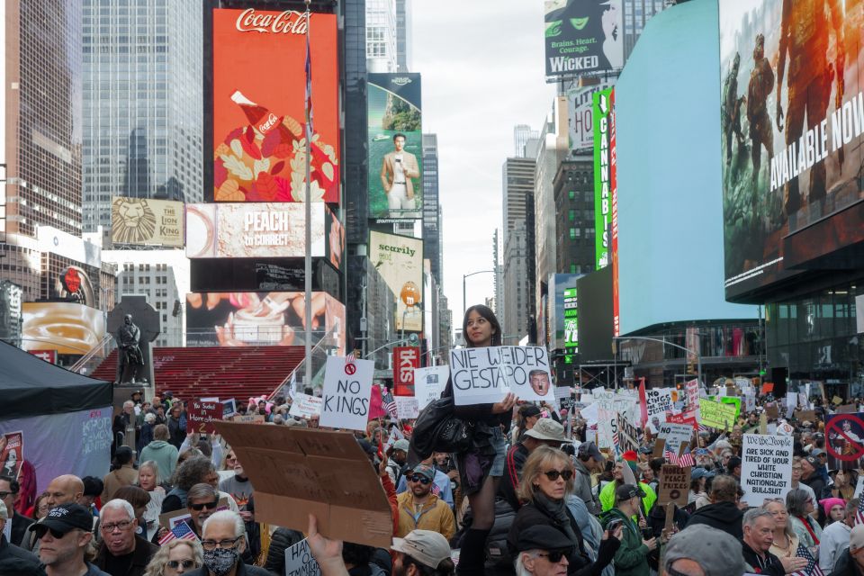 US Protests New York No Kings