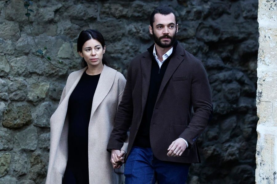 Demonstration in support of former French President Nicolas Sarkozy