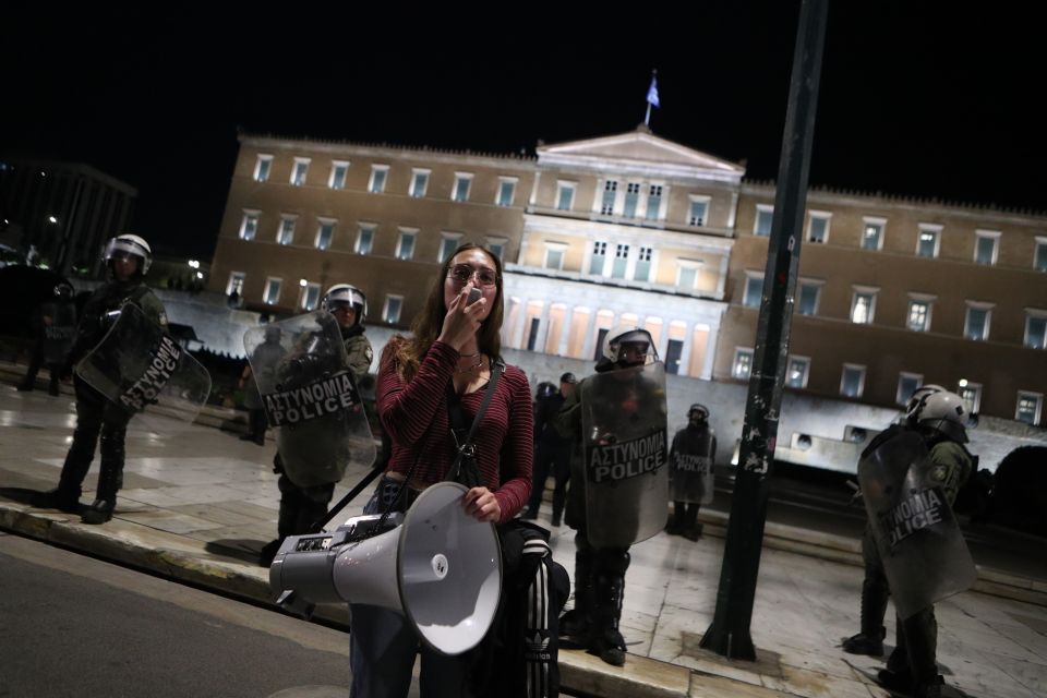 poreia, syntagma, mat, sygkentrosi, agnostou stratioti