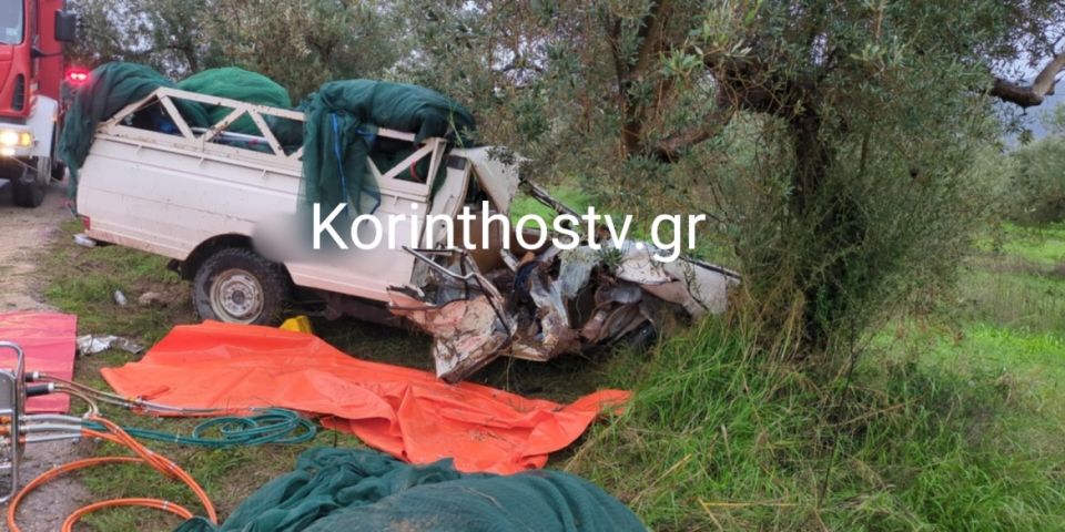 Θανατηφόρο τροχαίο στην Κορινθία – Ένας νεκρός και δύο σοβαρά τραυματίες