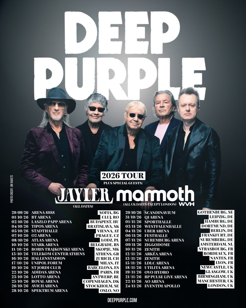 Οι Deep Purple έρχονται στην Ελλάδα το 2026