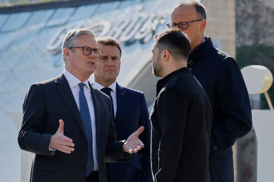 MACRON MERTZ ZELENSKYSTARMER