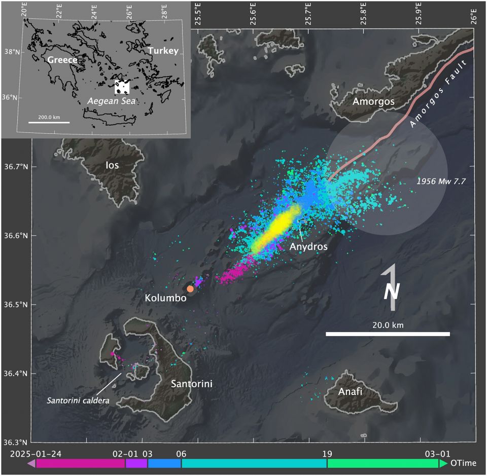 science, columbo, santorini