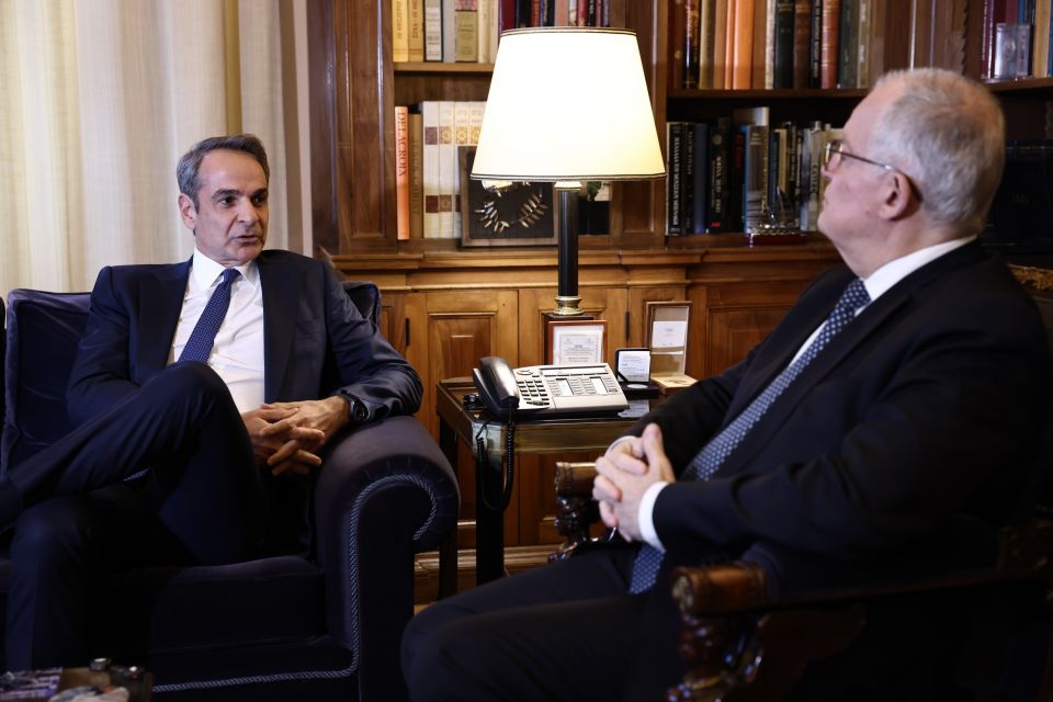 Μητσοτάκης σε συνάντηση με Τασούλα: Η Ελλάδα έχει πρωγωνιστικό ρόλο στον ενεργειακό τομέα