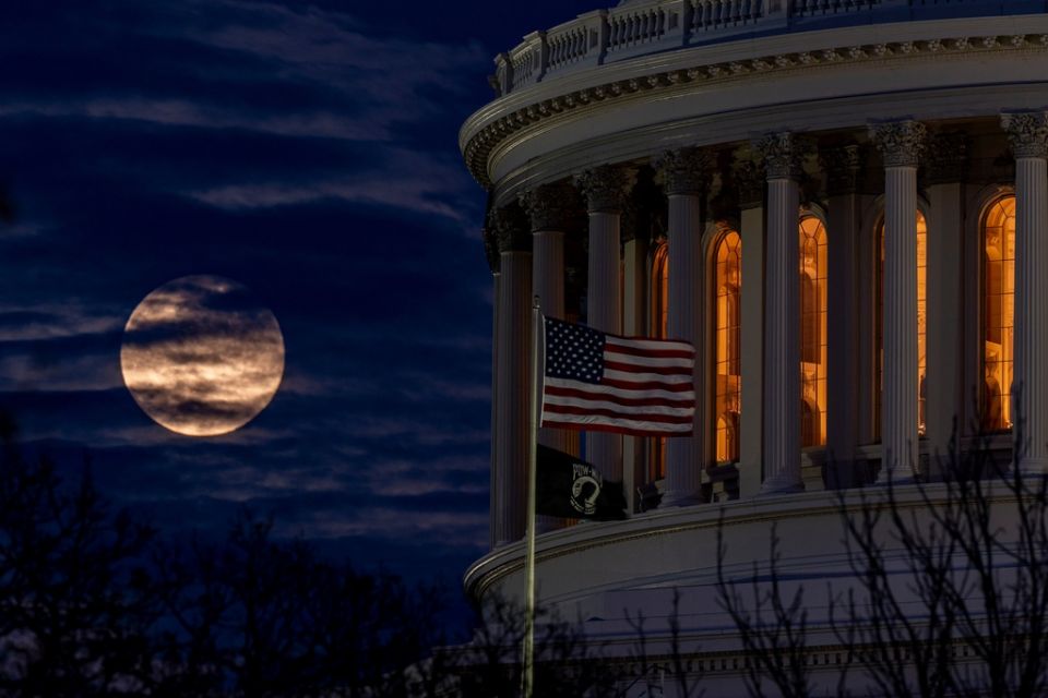 APTOPIX Washington Super Moon