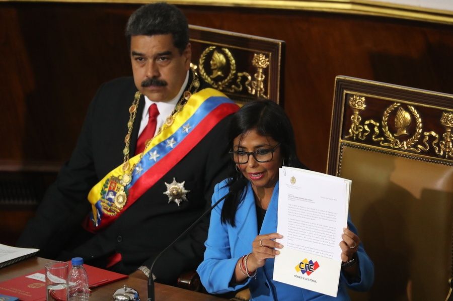 delcy rodriguez, maduro