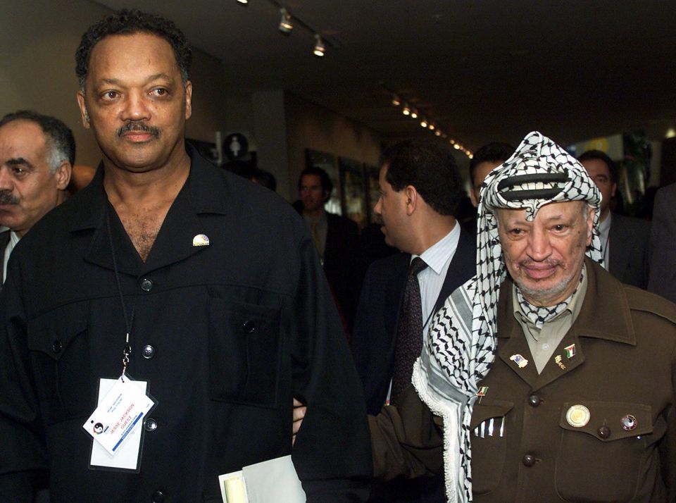 Jesse Jackson, Yasser Arafat