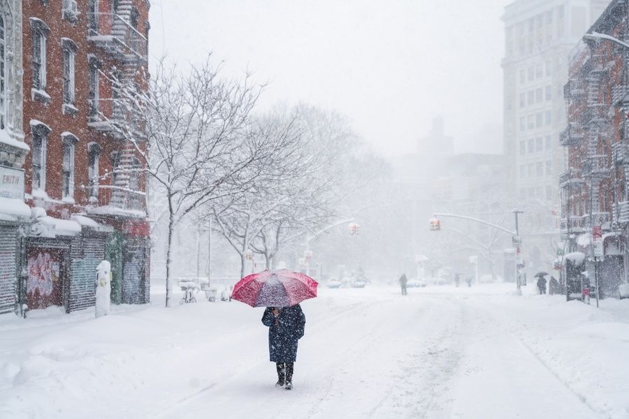 New York City, snowfall, xioni