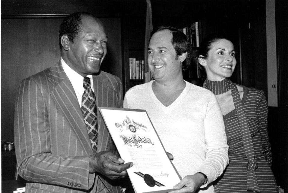 NEIL SEDAKA TOM BRADLEY