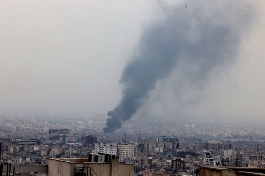 Airstrike in Tehran, IRAN