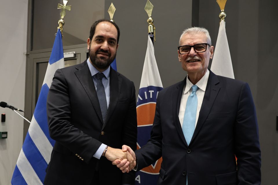 [386010] ΤΕΛΕΤΗ ΠΑΡΑΔΟΣΗΣ - ΠΑΡΑΛΑΒΗΣ ΣΤΟ ΥΠΟΥΡΓΕΙΟ ΚΛΙΜΑΤΙΚΗΣ ΚΡΙΣΗΣ ΚΑΙ ΠΟΛΙΤΙΚΗΣ ΠΡΟΣΤΑΣΙΑΣ (ΓΙΑΝΝΗΣ ΠΑΝΑΓΟΠΟΥΛΟΣ / EUROKINISSI)