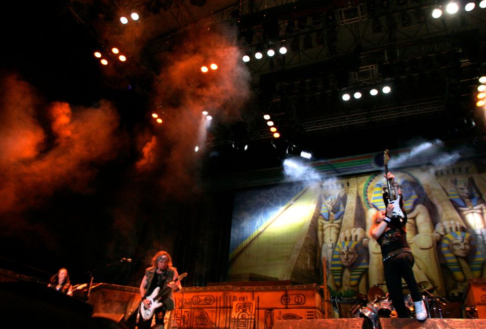 Dave Murray, Adrian Smith, Janick Gers