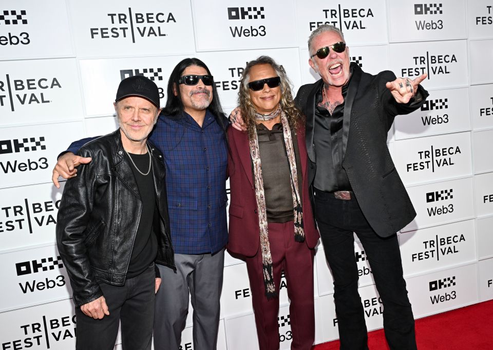 Robert Trujillo,Lars Ulrich,Kirk Hammett,James Hetfield