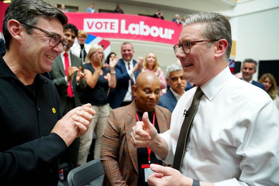 Keir Starmer, Andy Burnham