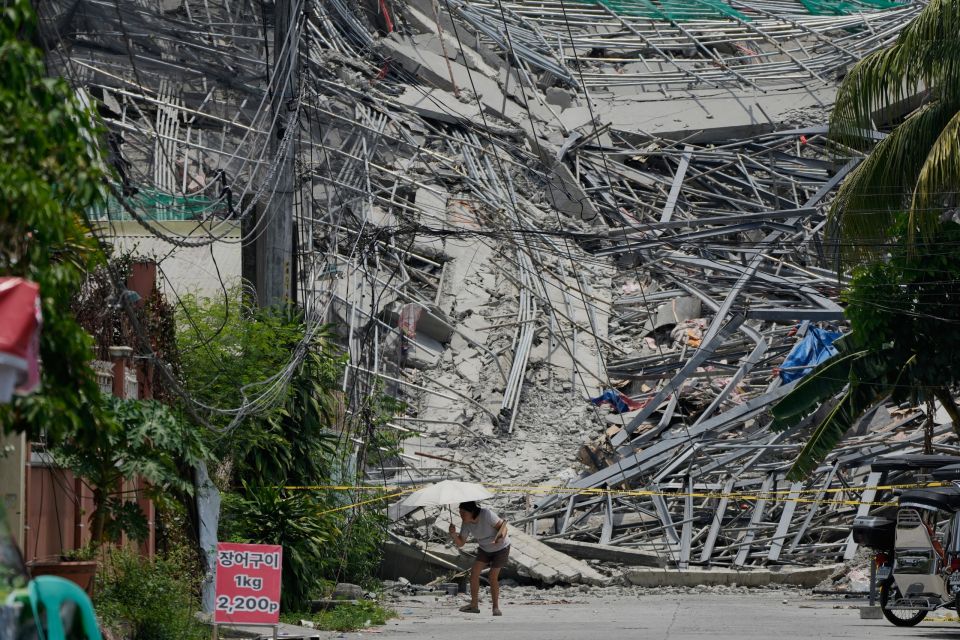 Philippines Building Collapse, filippines, katarreusi ktiriou