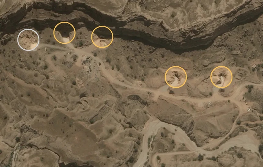 iran ypogeiew baseis pyravlon