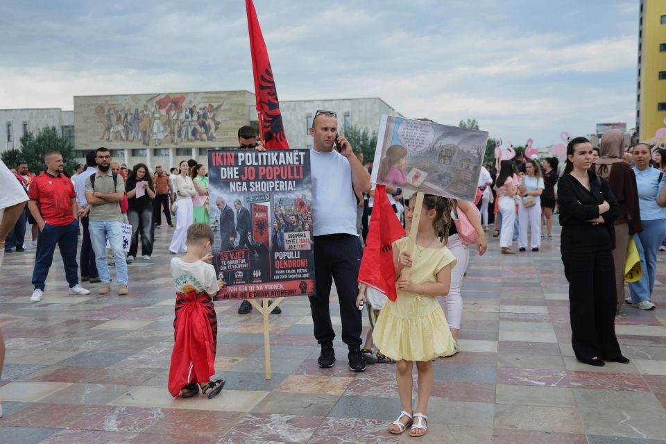 Albania Protest Kushner