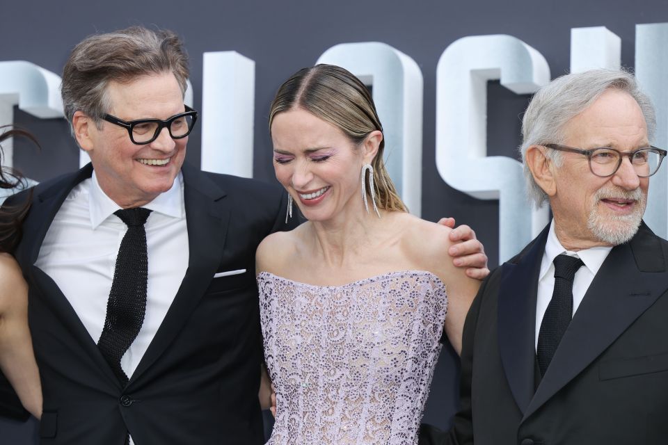 Colin Firth,Emily Blunt,Steven Spielberg
