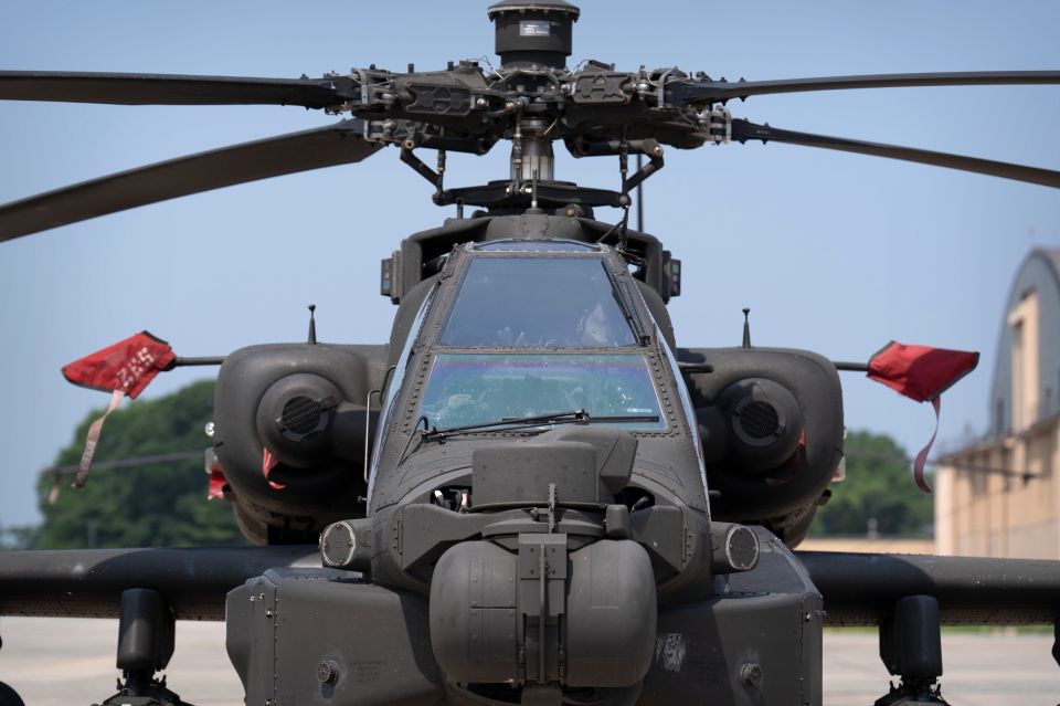 U.S. Army AH-64E Apache helicopter, elikoptero apatsi