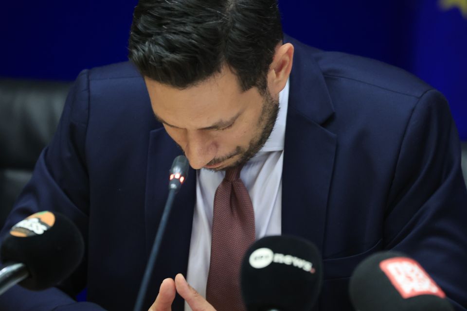 [387632] ΤΕΛΕΤΗ ΠΑΡΑΔΟΣΗΣ - ΠΑΡΑΛΑΒΗΣ ΣΤΟ ΥΠΟΥΡΓΕΙΟ ΥΠΟΔΟΜΩΝ ΚΑΙ ΜΕΤΑΦΟΡΩΝ (ΓΙΩΡΓΟΣ ΚΟΝΤΑΡΙΝΗΣ / EUROKINISSI)