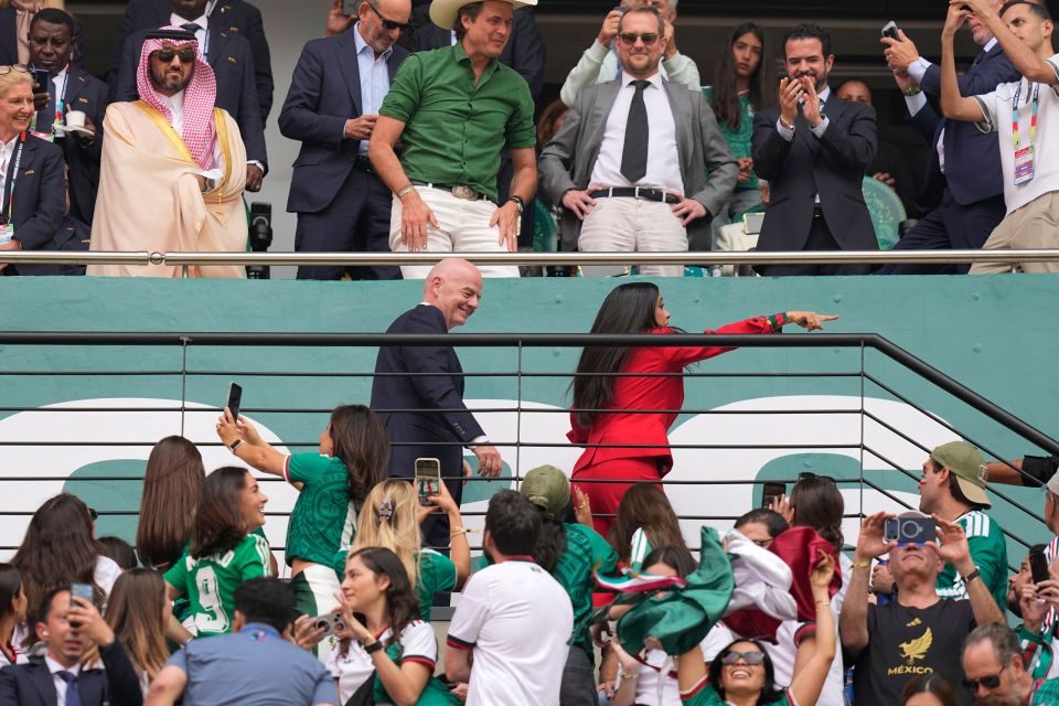 Gianni Infantino,Salma Hayek