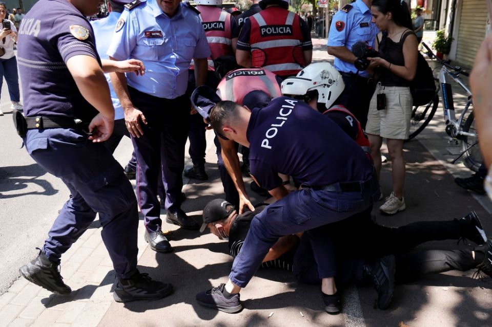 Albania Protest