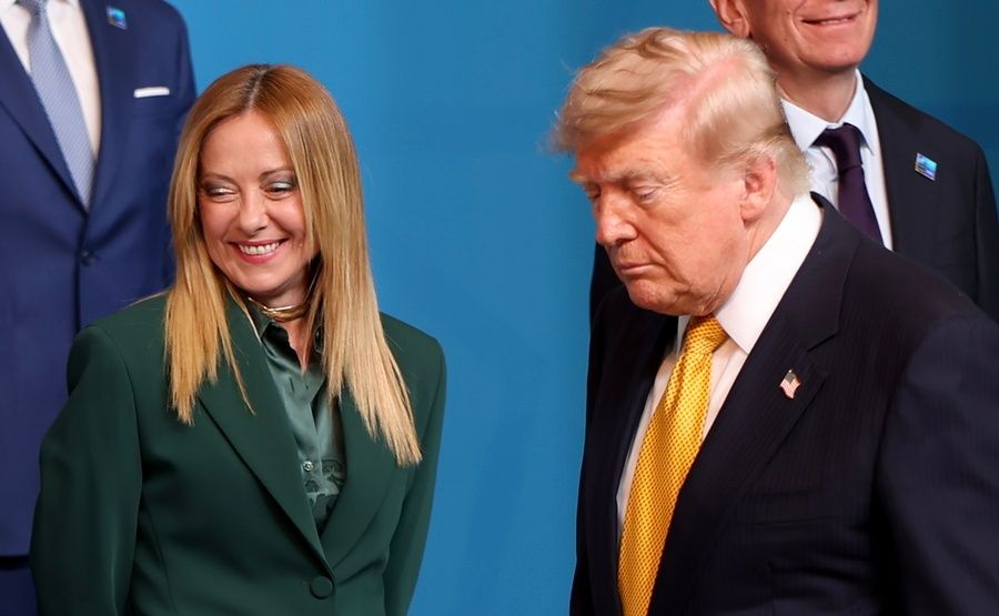 meloni trump NATO SUMMIT