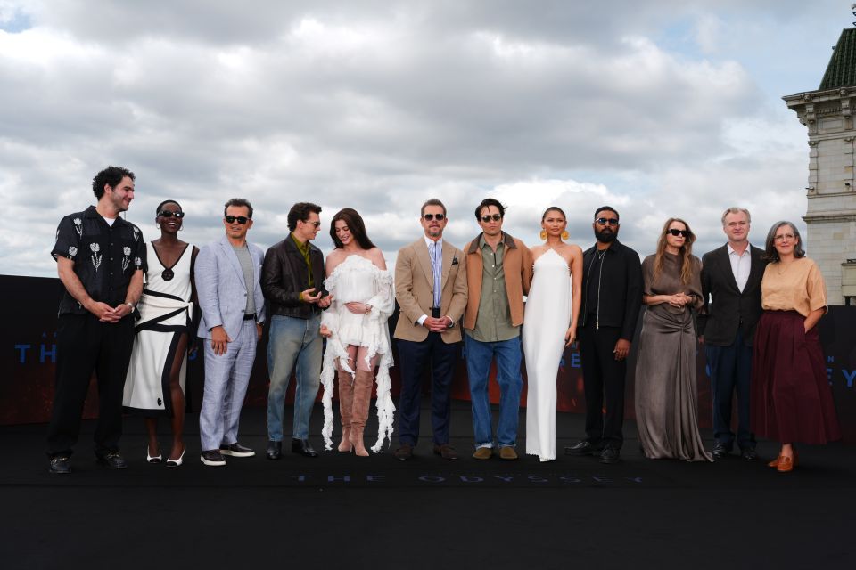Benny Safdie,Lupita Nyong’o,John Leguizamo,Tom Holland,Anne Hathaway,Matt Damon,Robert Pattinson,Zendaya,Himesh Patel,Samantha Morton,Christopher Nolan,Emma Thomas