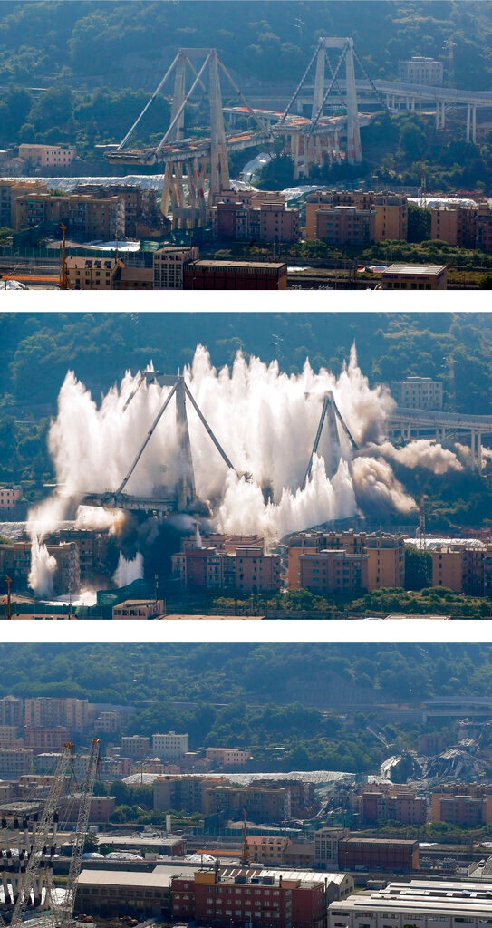 Italy Genoa Bridge