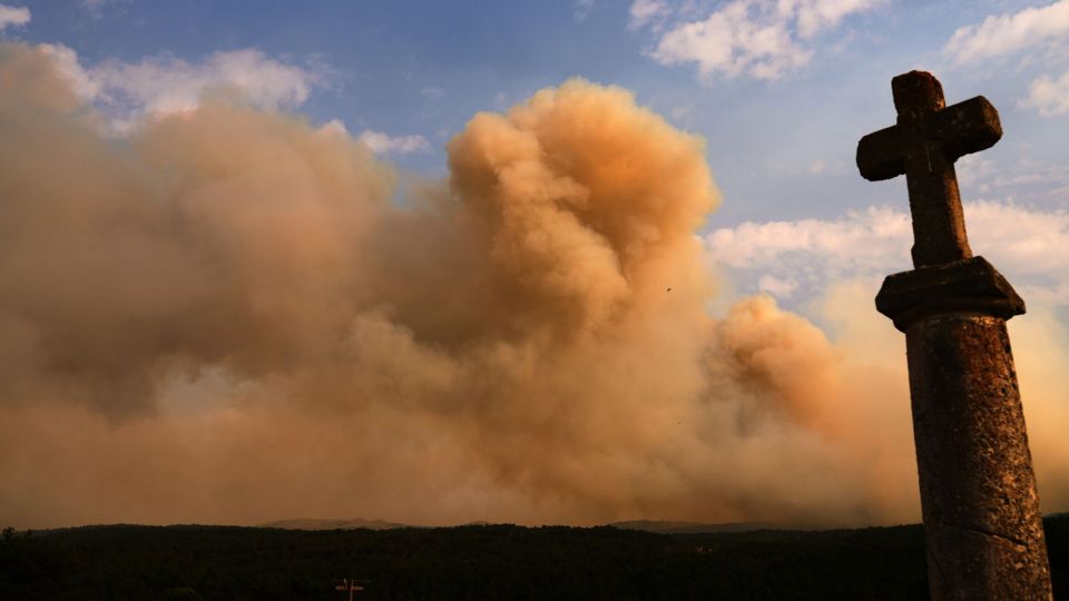 APTOPIX Spain Europe Wildfires