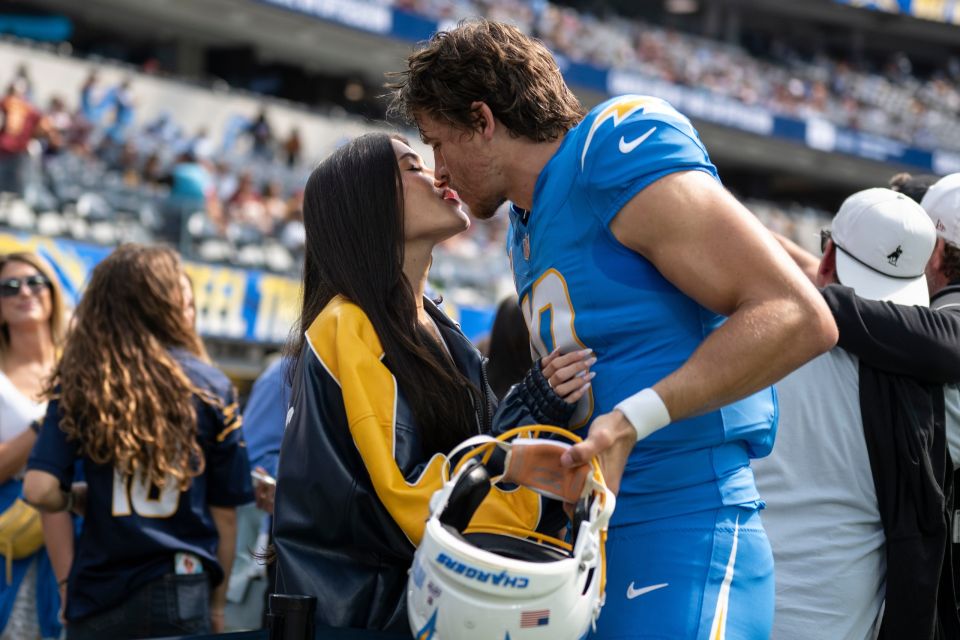 Chargers Herbert Engaged Football