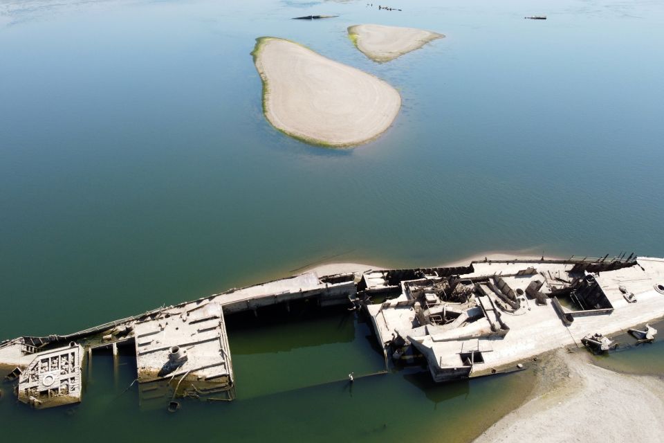 Serbia Danube Sunken Boats