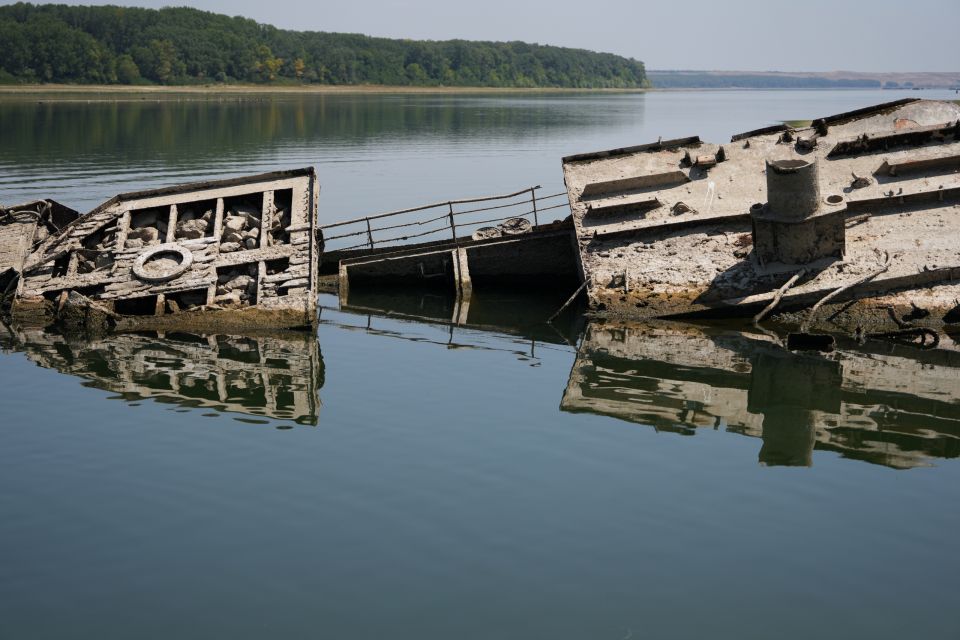 Serbia Danube Sunken Boats
