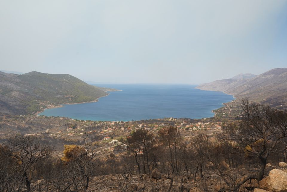 psatha, porto germeno, fotia, kamena, pyrosbestiko oxima, boiotia