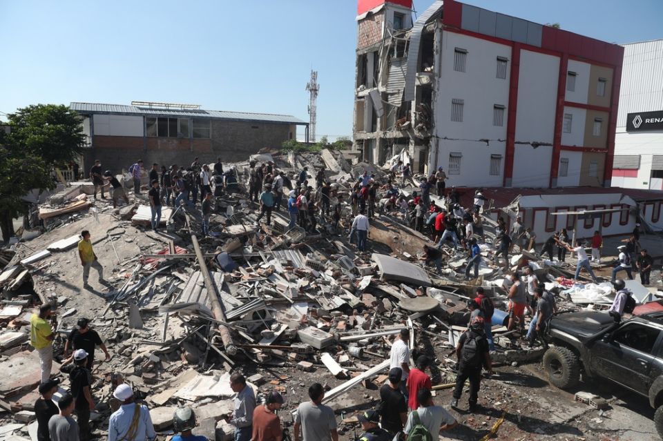 APTOPIX Colombia Earthquake