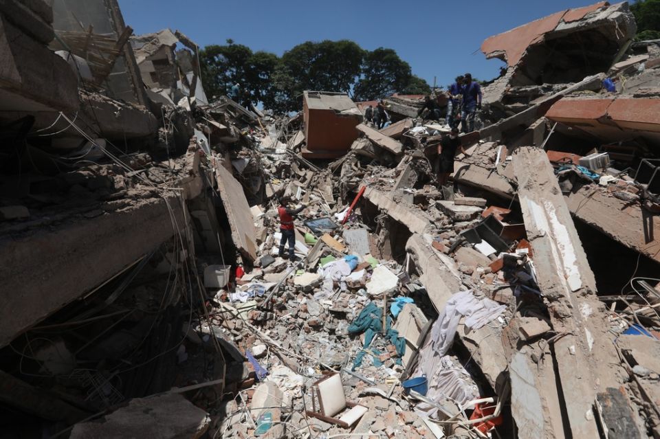APTOPIX Colombia Earthquake