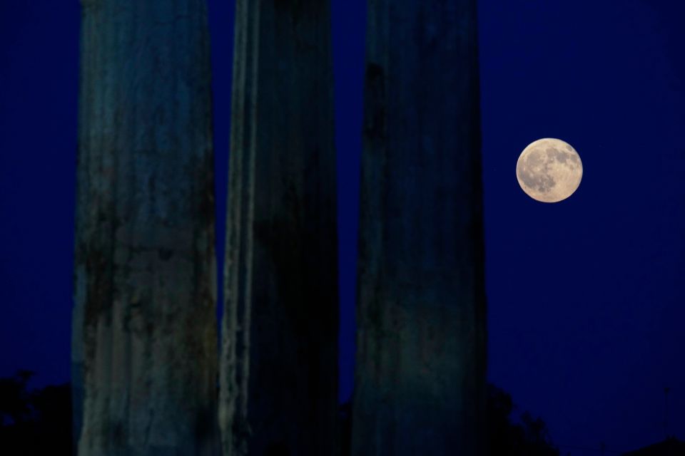 Greece Moon