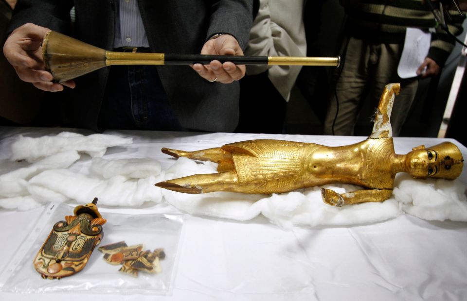 Mideast Egypt Antiquities Theft