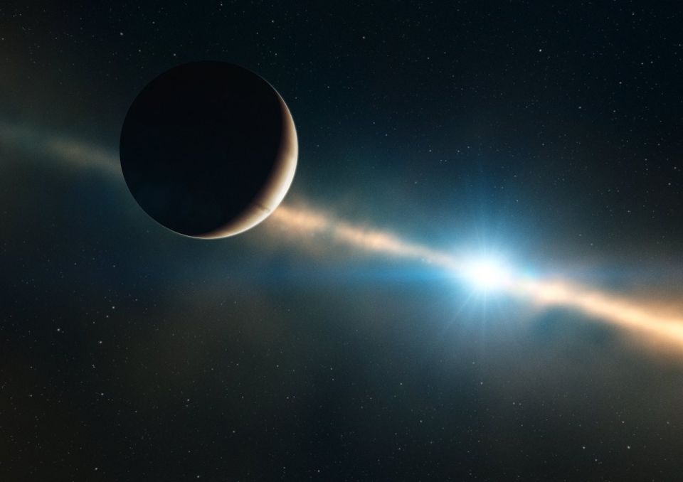 Beta Pictoris b (artistβ€™s impression)