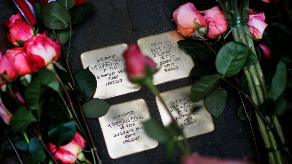 Stolpersteine, anamnistikes plakes, germania
