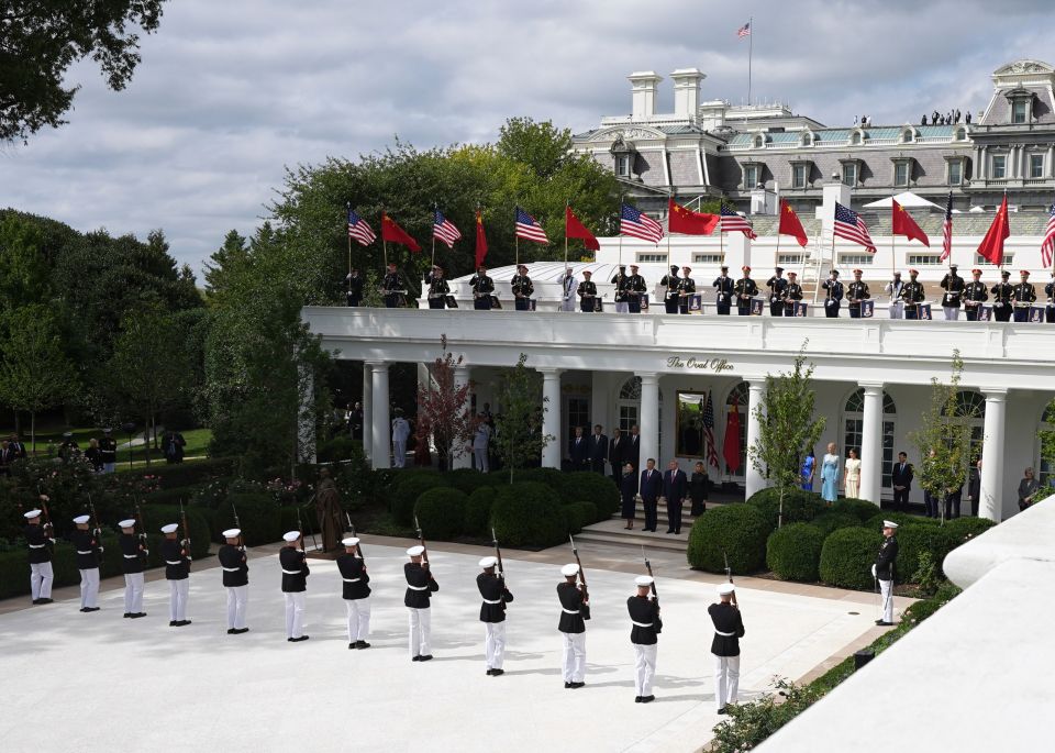 Donald Trump,Xi Jinping,Melania Trump,Peng Liyuan